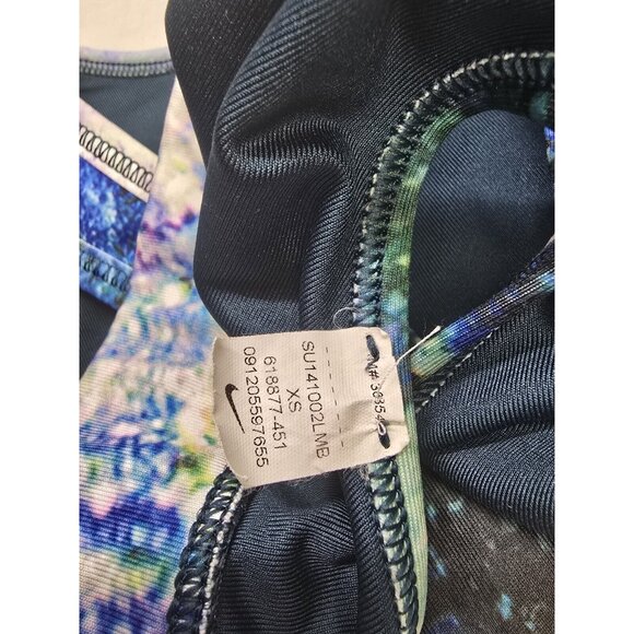 Nike Women's Size XS Multicolored Unpadded Racer Back Dri-Fit Sports Bra - Picture 6 of 7